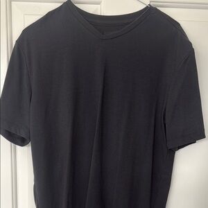 Black V-Neck Men's Shirt